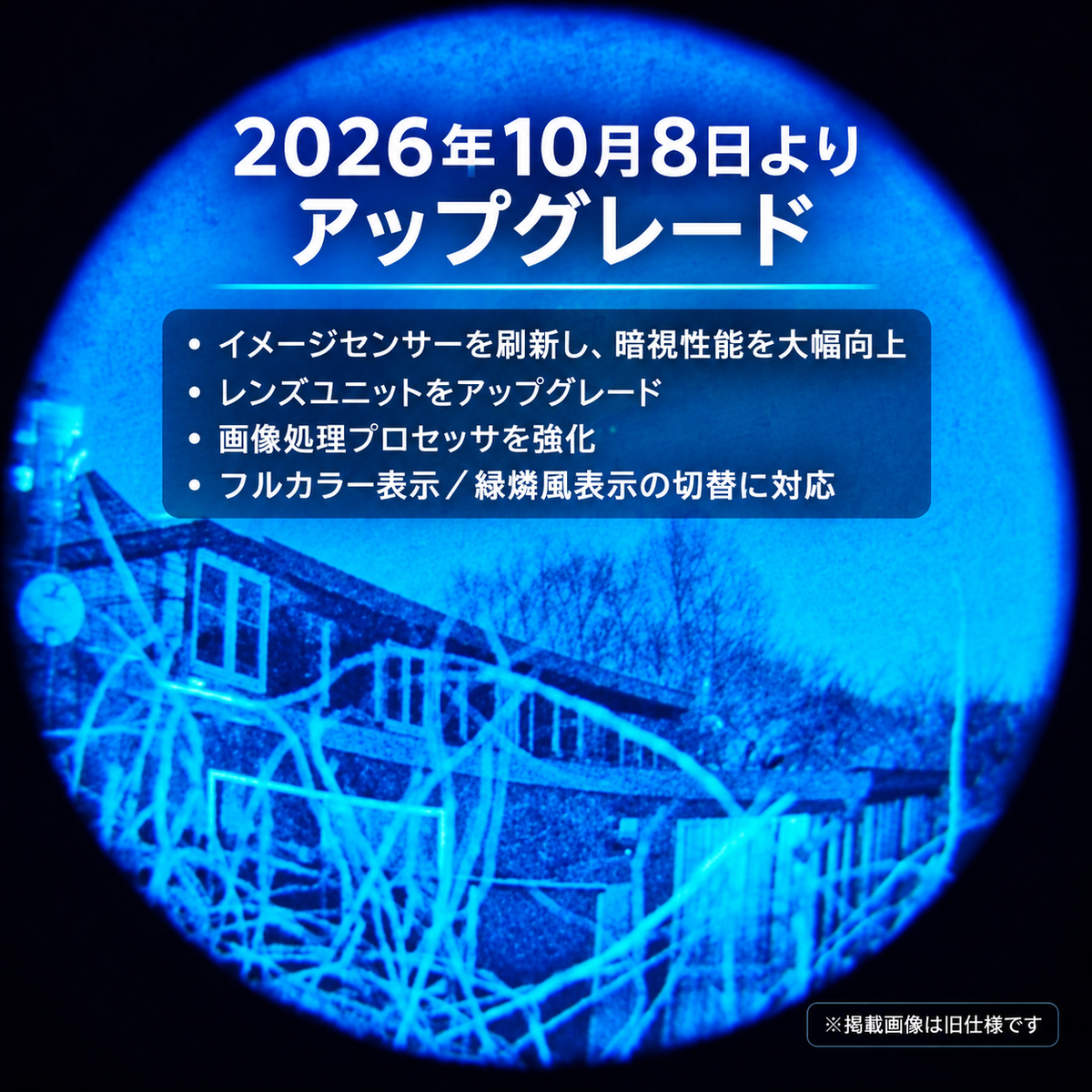 PVS-31 デジタルナイトビジョン｜丸型／角型ディスプレイ